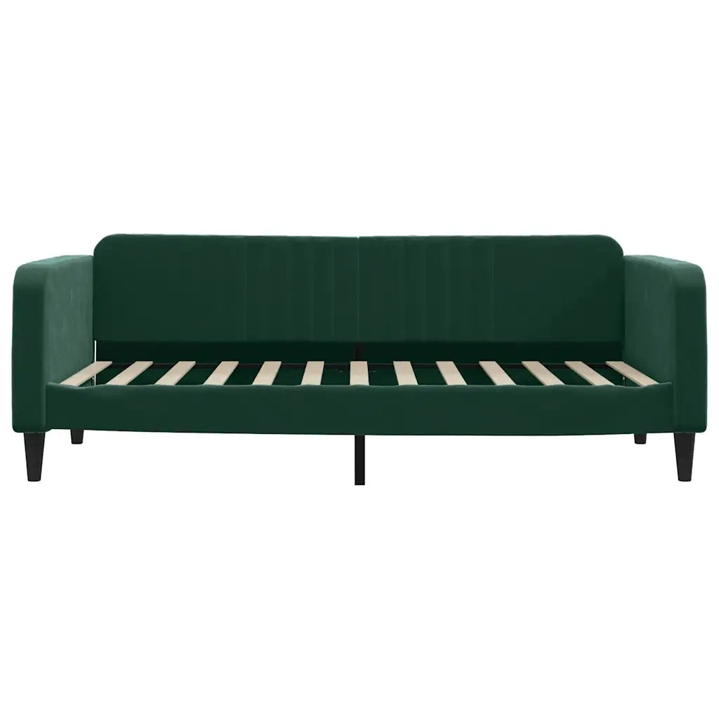 Letto da Giorno Verde Scuro 90x200 cm in Vellutocod mxl 118616