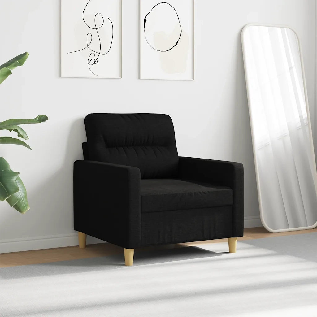 Poltrona Nera 60 cm in Tessuto 359223
