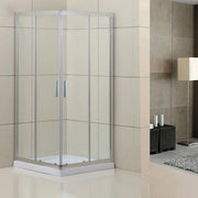 Box doccia ad incastro serie Bergamo 90 x 70 cm cristallo 6 mm
