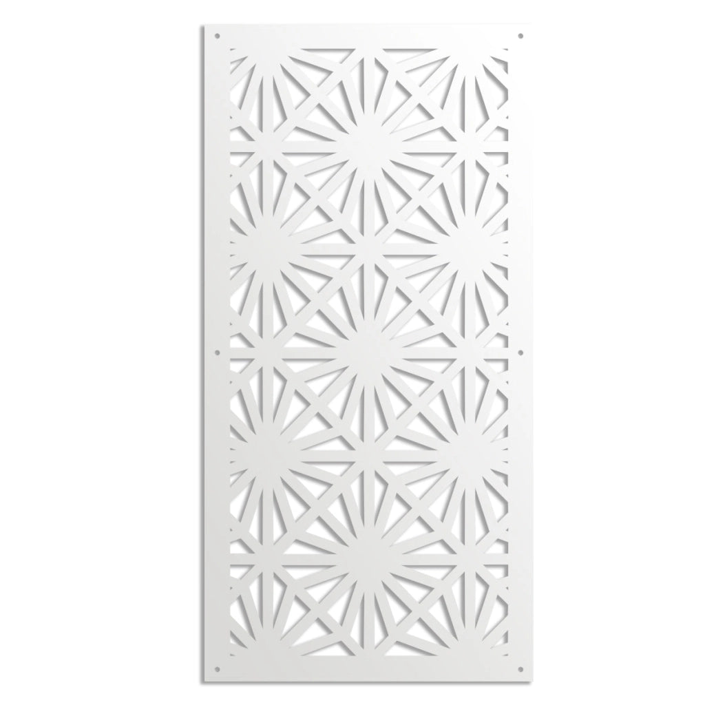 POLESTAR - Pannello in PVC traforato - Parasole Colore: bianco, Misura: 47x94 cm