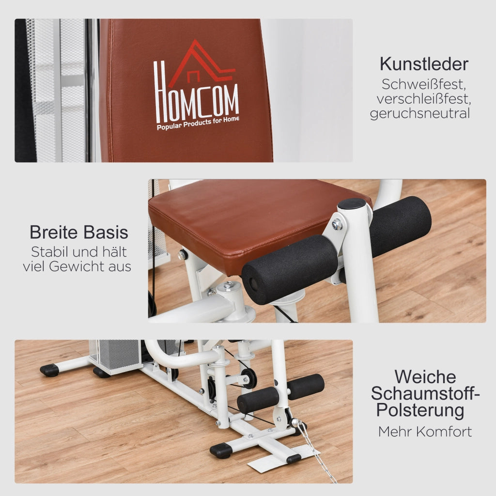Stazione Fitness Multifunzione ¨C zephmum ¨C Bianco