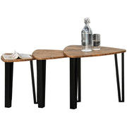 Tavolino da caff¨¨ nido minimalista ¨C zephmum ¨C nero, metallo, 56x54.2x45.4cm