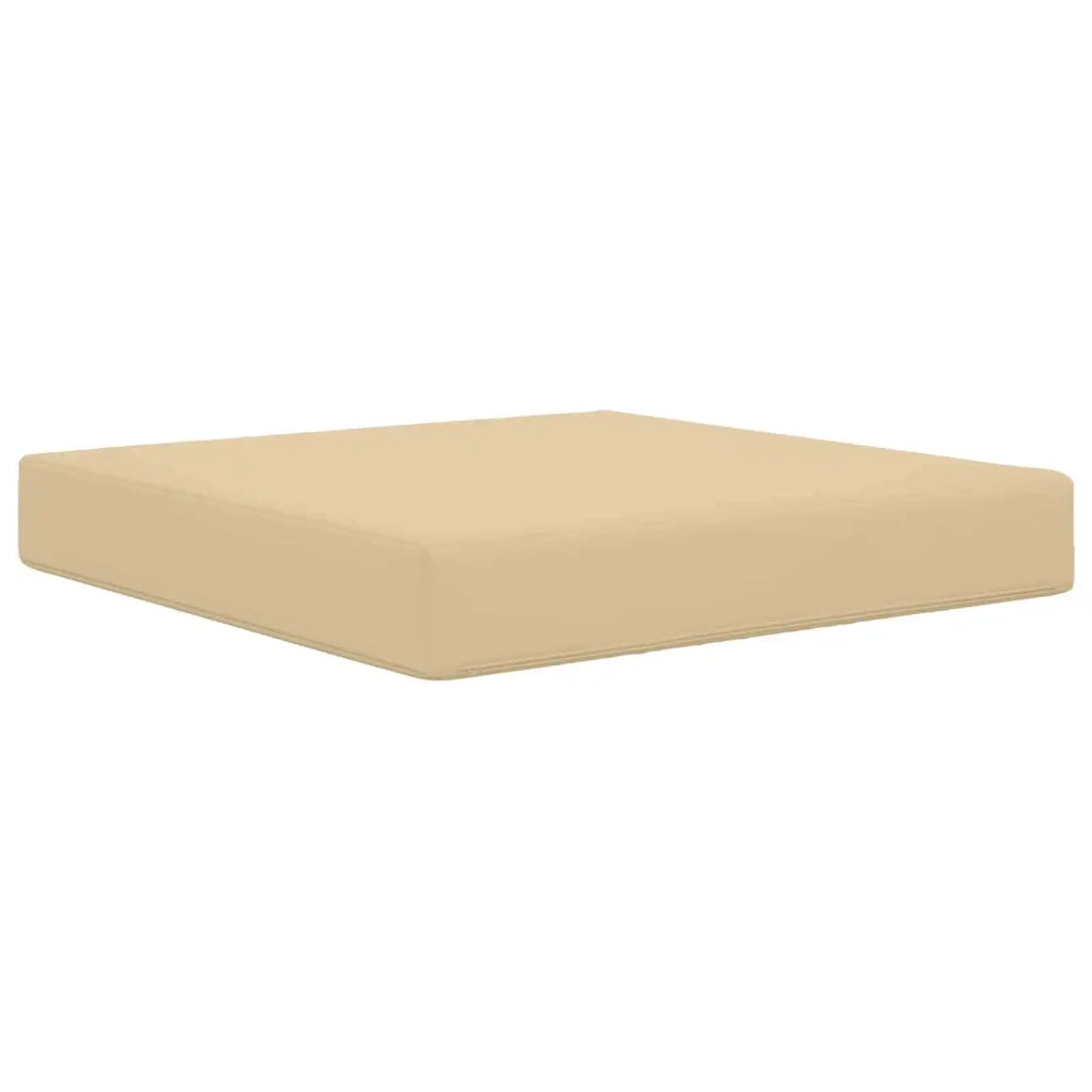 Cuscino per divano da esterno Beige 60 x 60 x 8 cm Poliestere