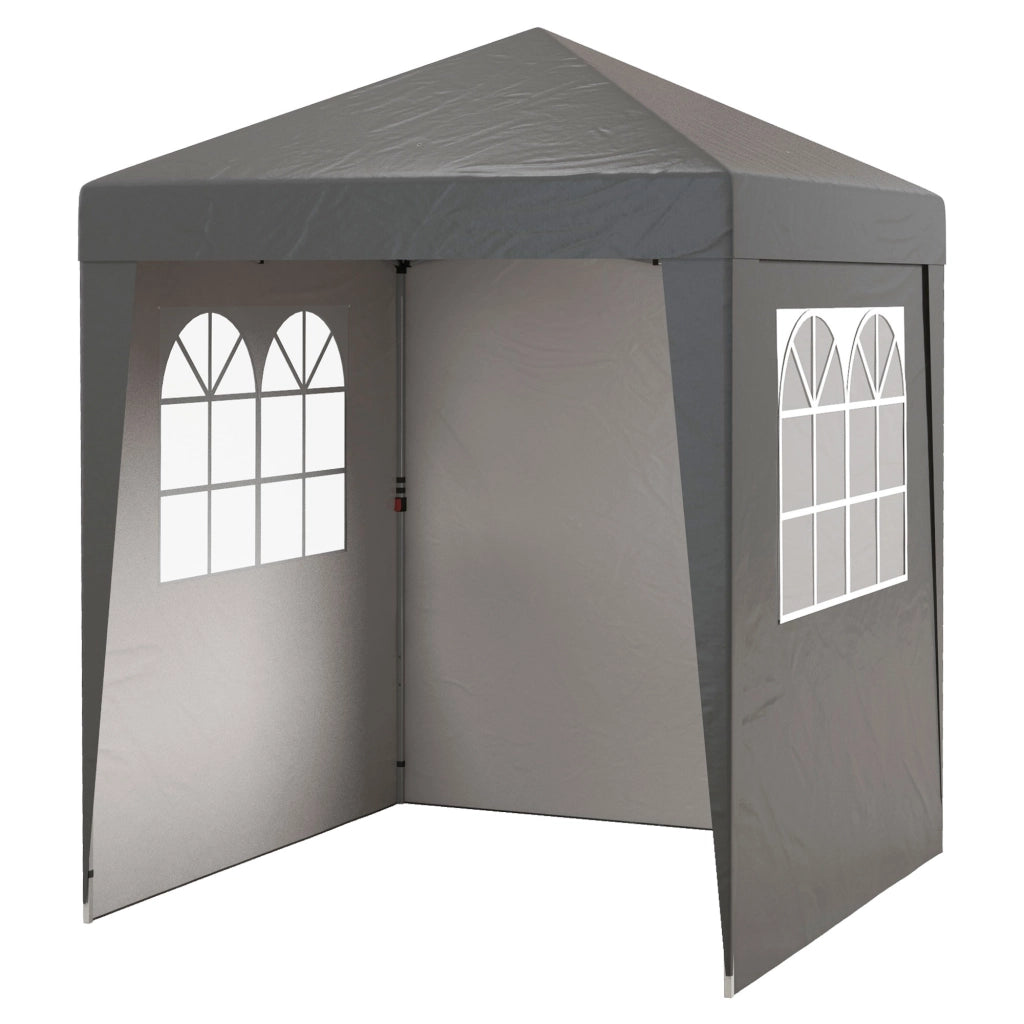 Tenda da giardino pieghevole ¨C zephmum ¨C grigio 3 pareti