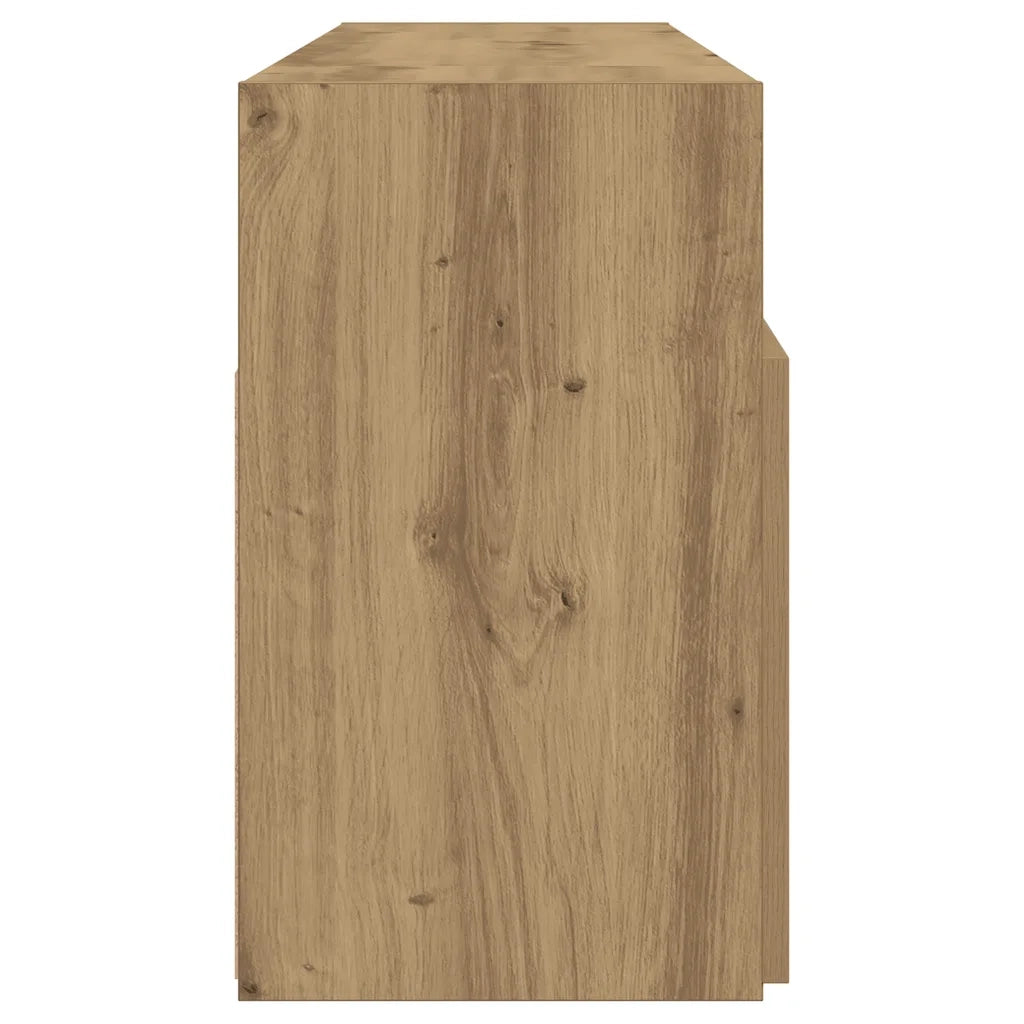 Mobile Porta TV con LED Artigianale 120x30x50 cm Multistrato 856352