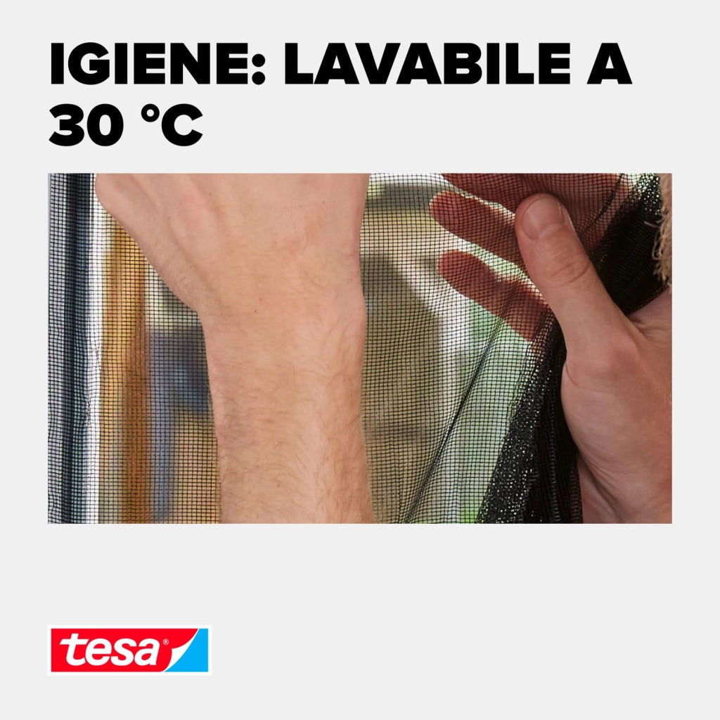 Zanzariera per Finestre Attacca & Stacca Insect Stop Tesa 1,3 Colore Bianco