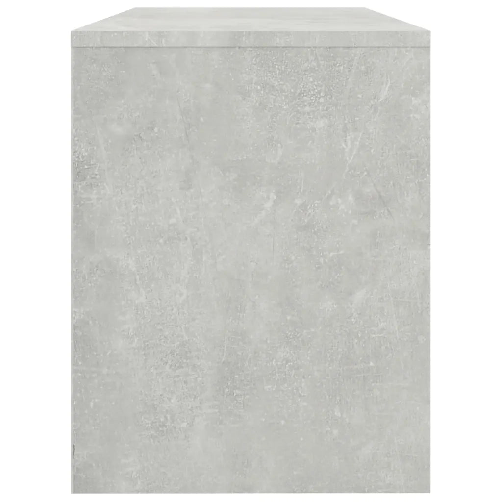 Sgabello Toeletta Grigio Cemento 70x35x45 cm Legno Multistrato cod mxl 48172