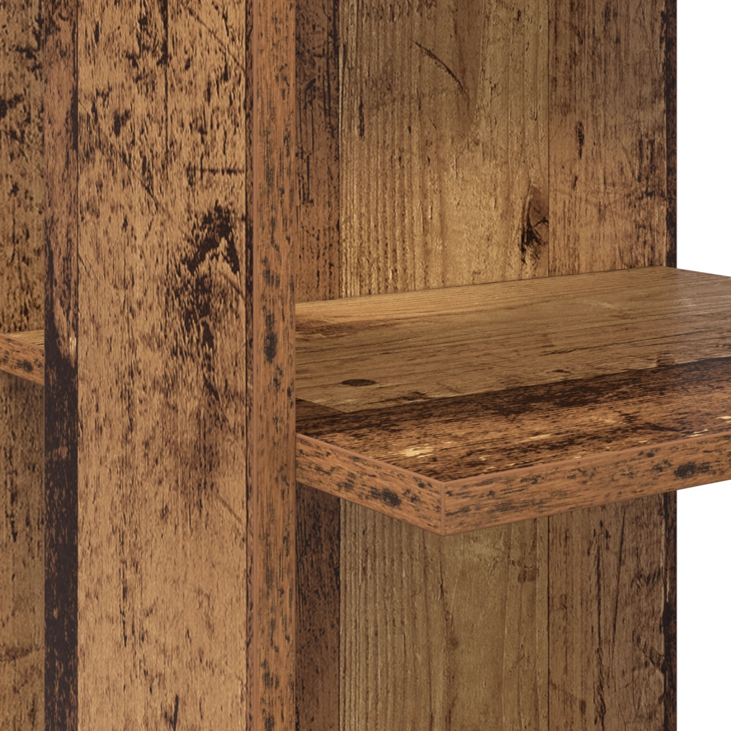 Scrivania Angolare Marrone Legno Vecchio MDF Medio