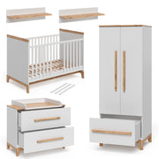 Vitalispa Set per cameretta Bianco/quercia Set di 4