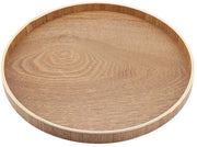 Tavolo di Servizio in Legno di Alta Qualità - Tavolo Rond - Tavolo 30cm - Tavolo Antiscivolo - Tavolo Decorativo - Facile da Pulire - Tavolo da Servizio