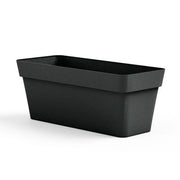 FIORIERA RETTANGOLARE CLEO CON RUOTE IN PLASTICA 80 CM VECA Colore: Antracite