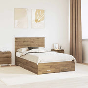 Struttura del letto Rovere artigianale 120 x 190 cm