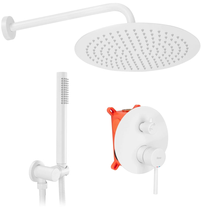 Set Doccia Da Incasso Rea Lungo White + Box