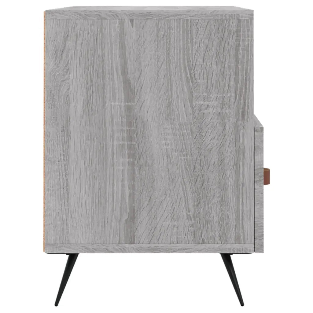 Mobile Porta TV Grigio Sonoma 80x36x50 cm in Legno Multistrato 828946