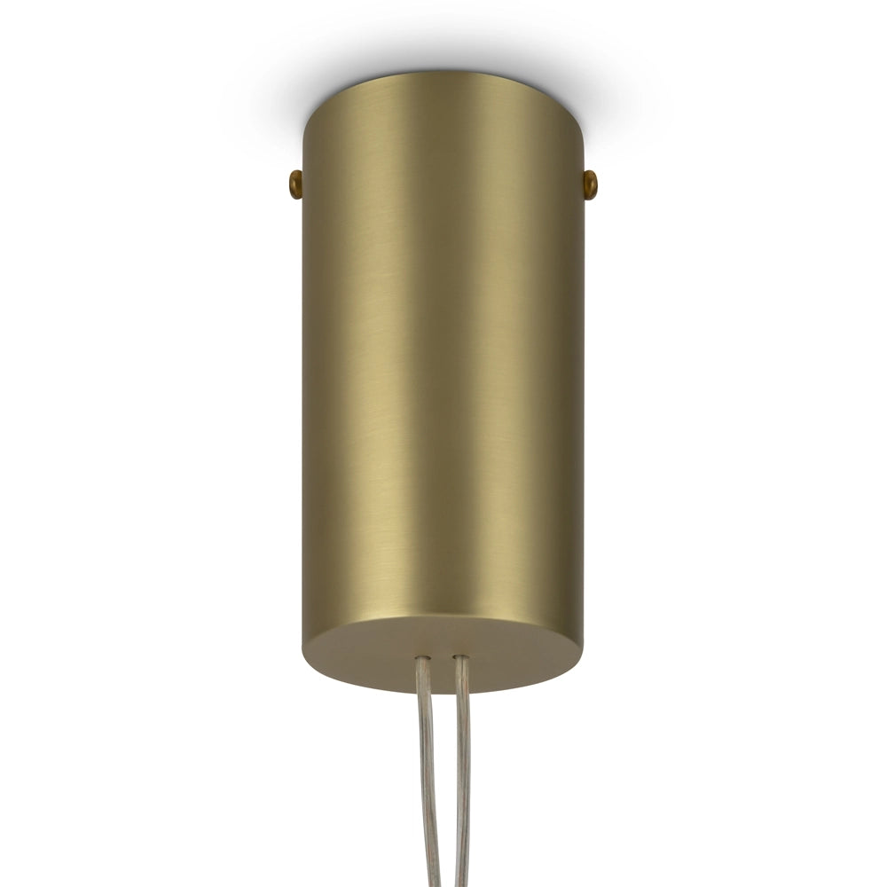 Lampada a sospensione Maytoni Maya oro vetro LED 10W