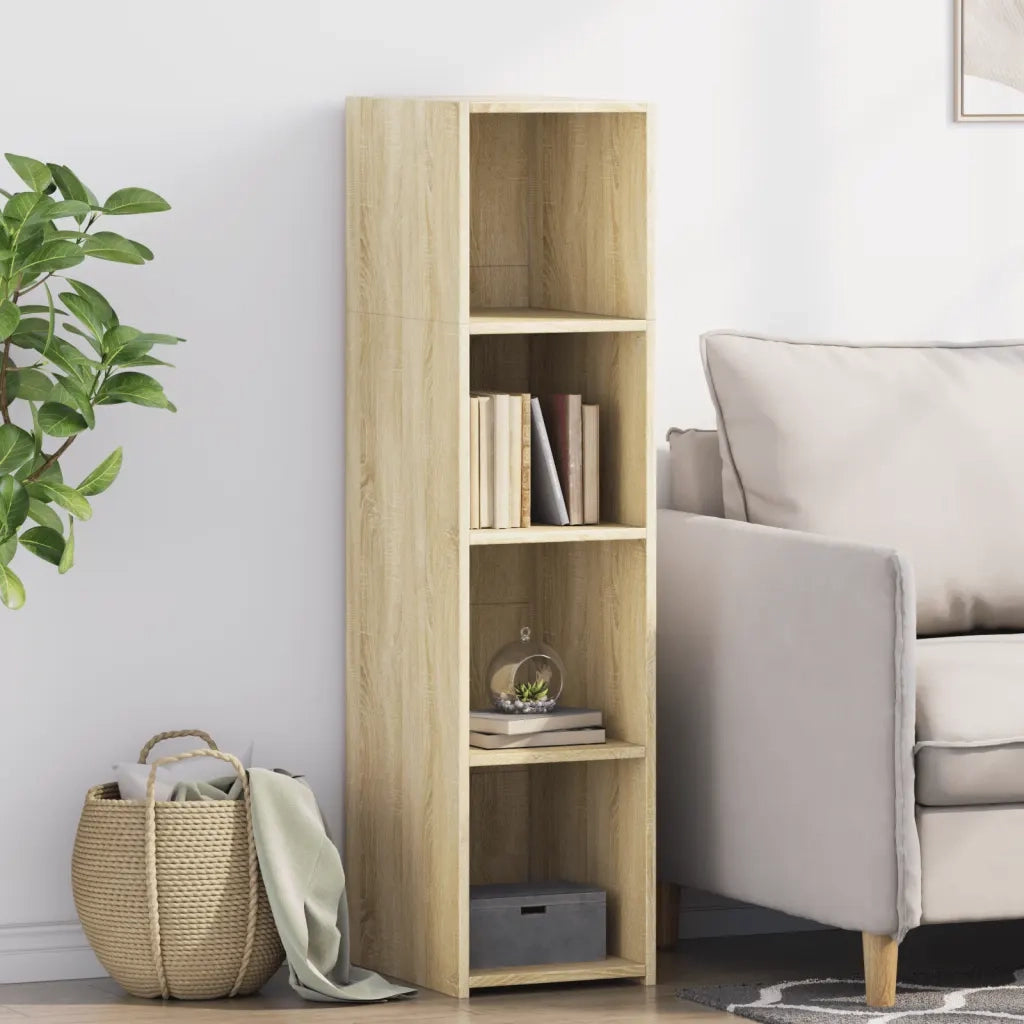 Credenza | Madia | Buffet da pranzo | Armadio da pranzo Rovere Sonoma 30x41x124cm in Legno Multistrato