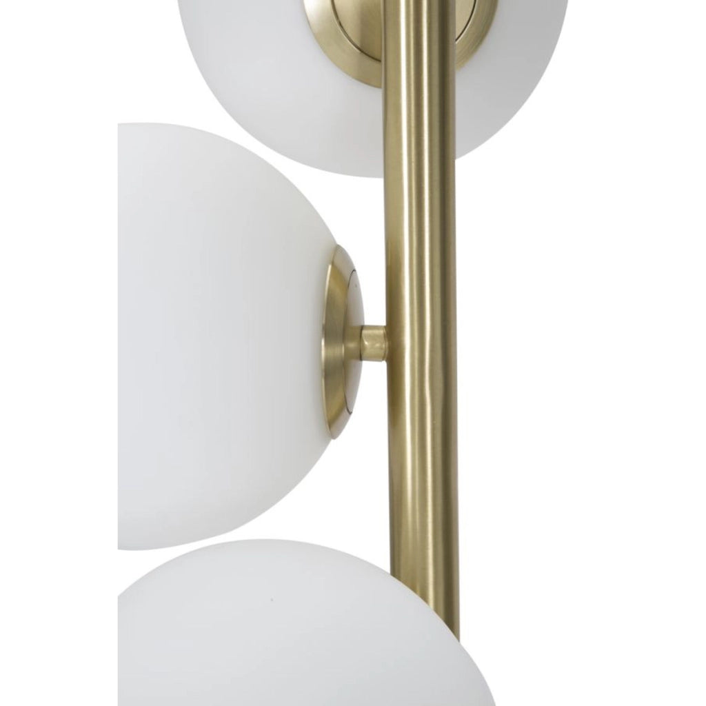 Lampada da Terra VKH199, Oro, Metallo, 30x30x160 cm