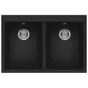 Elleci Quadra 340 G40 Lavello montato su piano Rettangolare Granitek