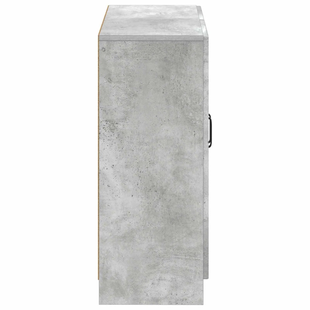 Mobiletto da Bagno UTRECHT Grigio Cemento 59,5 x 31 x 77 cm 897718