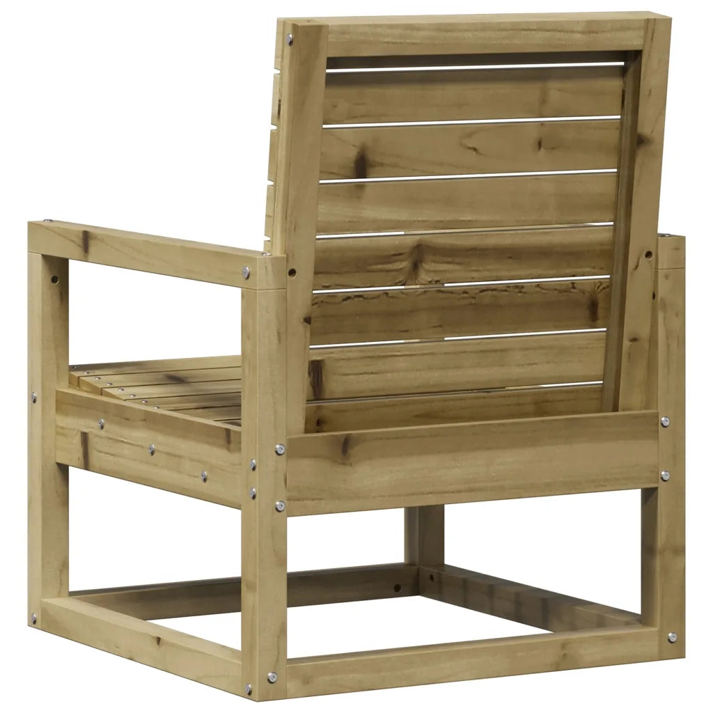 Set Salotto da Giardino 3 pz | Set di Mobili da Esterno in Legno Impregnato di Pino