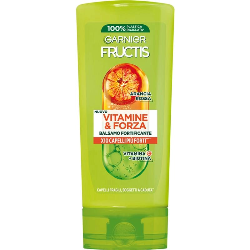 GARNIER FRUCTIS BALSAMO FORTIFICANTE VITAMINE & FORZA CAPELLI FRAGILI SOGGETTI A CADUTA 200 ML