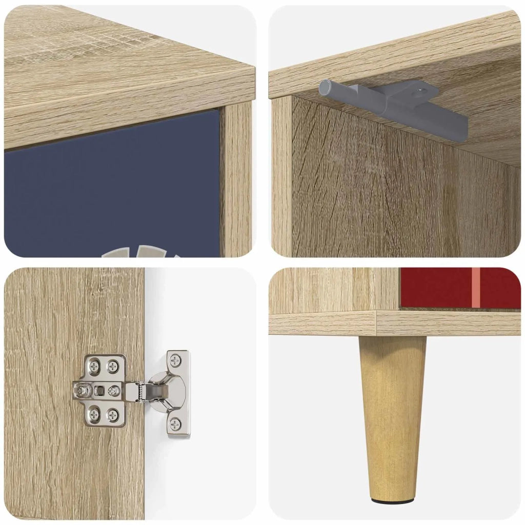 Armadio da Notte ESSEN Rovere Sonoma 36 x 33 x 50 cm 8007215