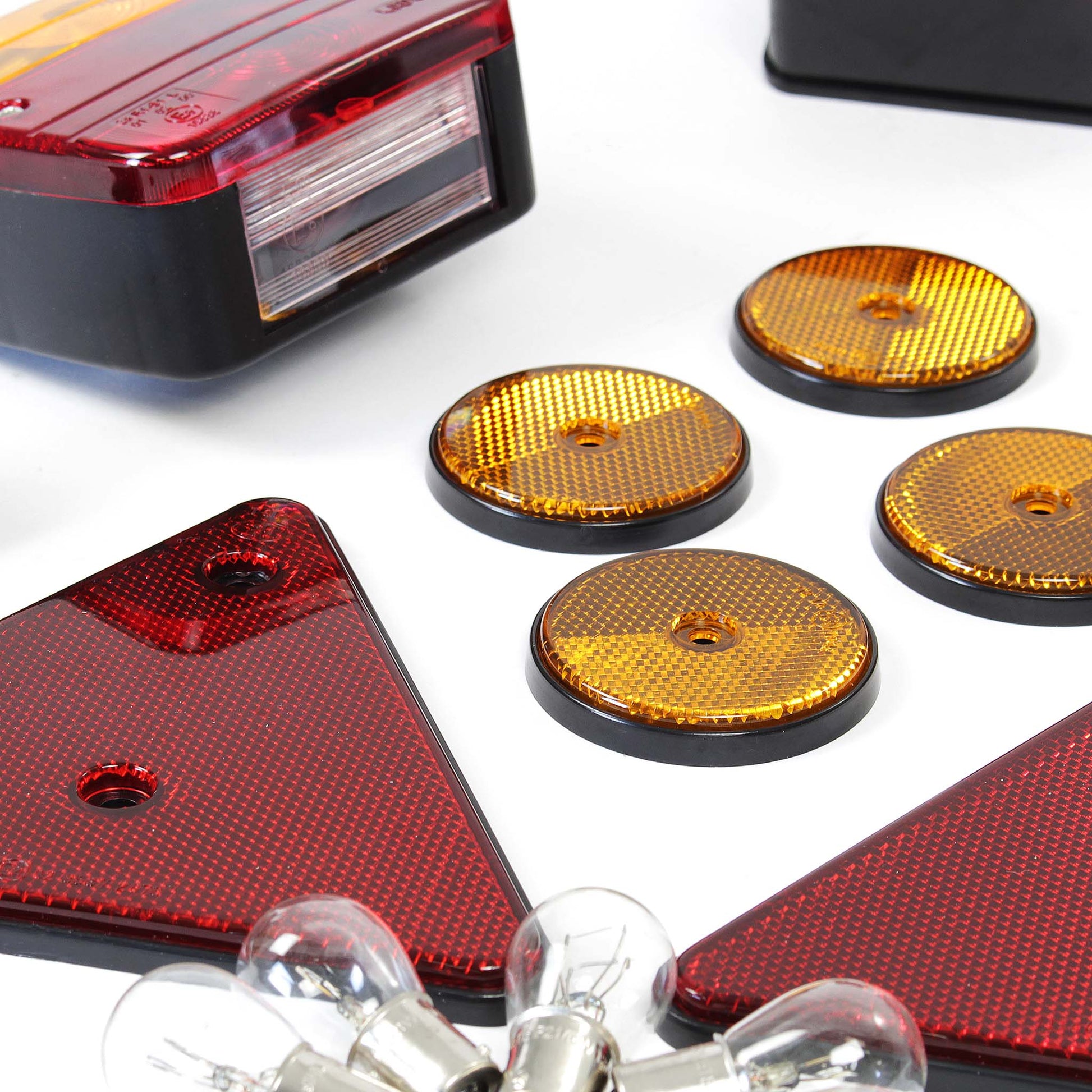 Set di luci per rimorchio con spina a 7 poli Luci, riflettori e cavo per rimorchi