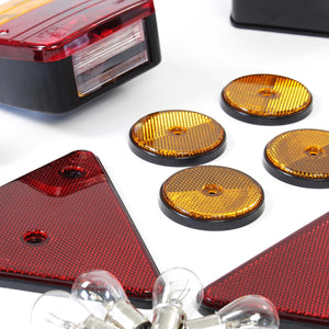 Set di luci per rimorchio con spina a 7 poli Luci, riflettori e cavo per rimorchi