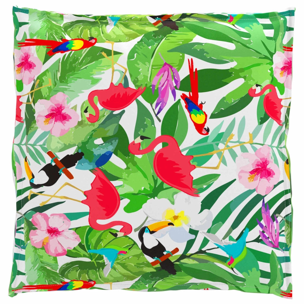 Set di Cuscini per Pallet Floreale 2 pcs Giungla Tropicale 3329068