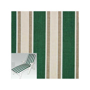 Cuscino Multiriga Verde Lettino 78+110X55X3 Xtra