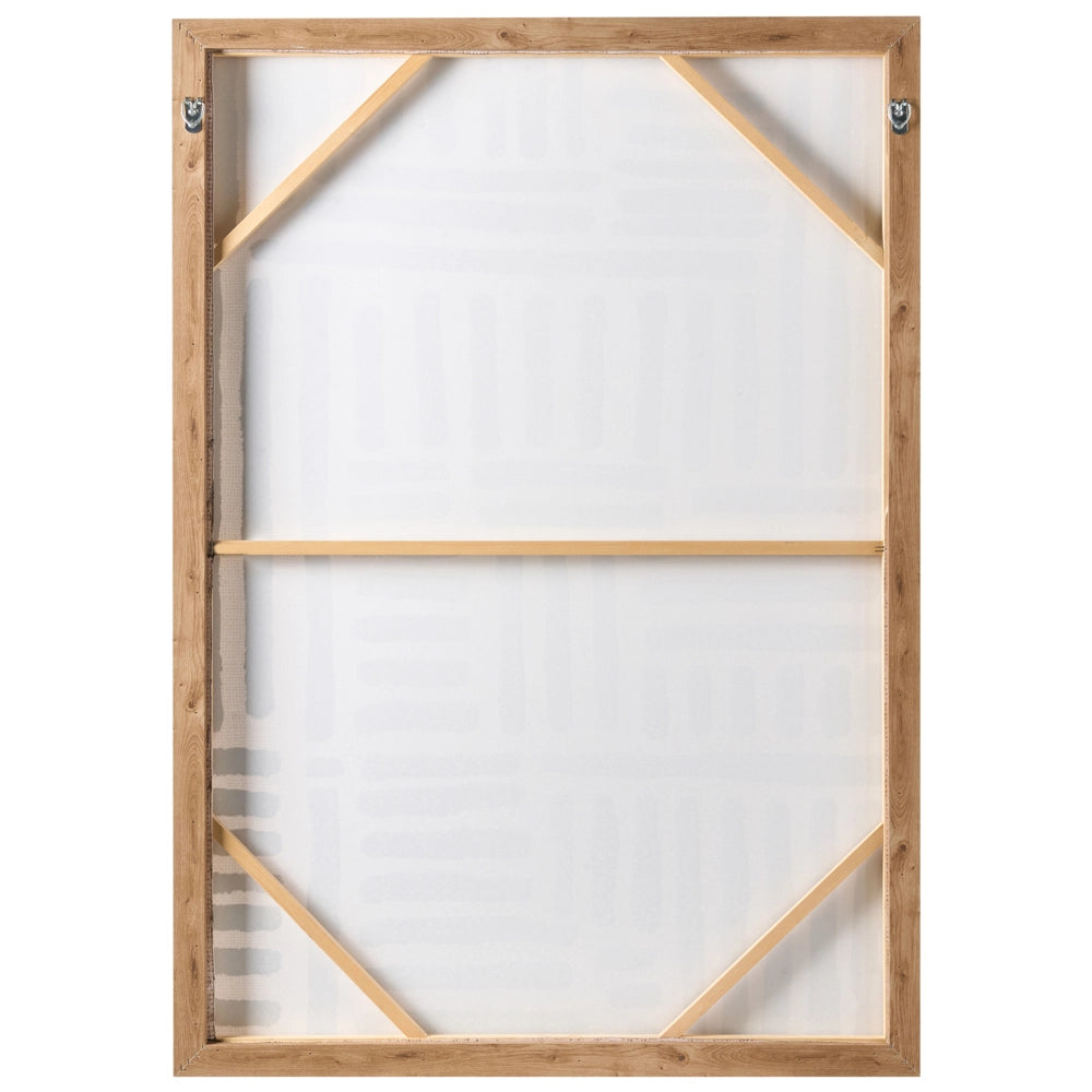 Decorazione da parete stampa su tela rosa linee astratte realizzate a mano materiali sintetici cornice in legno di pino soggiorno
