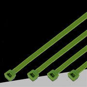 Trade Shop - Set 100pz Fascette Serracavo Autobloccanti In Nylon Verde 4.8mm X 300mm 48-300-v -