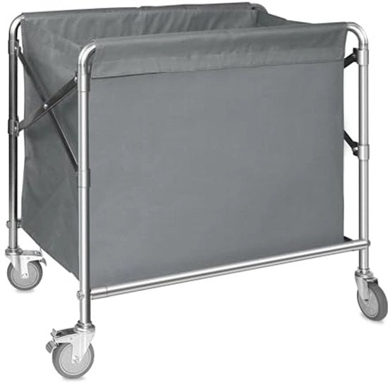 Wassorteerwagen commerciale con ruote, con 100 kg di capacità di carico per spazio lavanderia domestico, 87 x 52 x 78 cm
