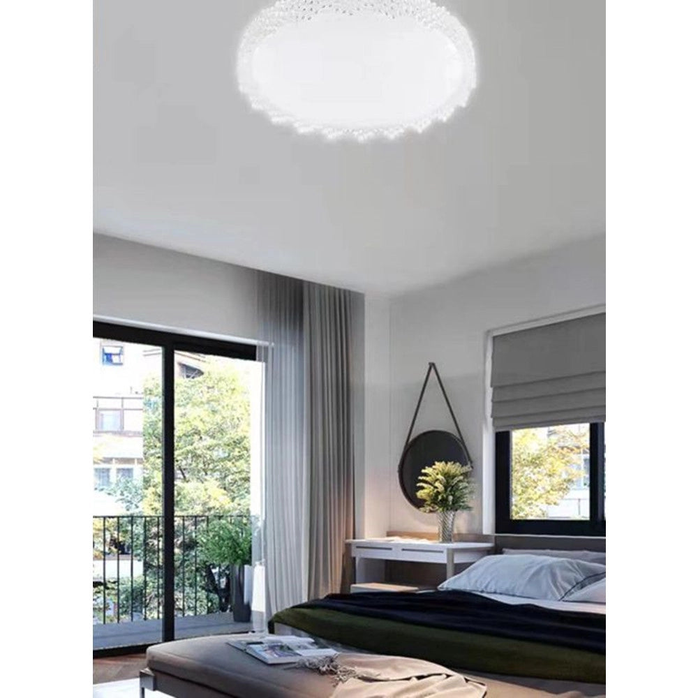 Trade Shop - Plafoniera Da Soffitto Interno 45w Bordo Seghettato Luce Fredda Fst-40a25534 38.5cm -