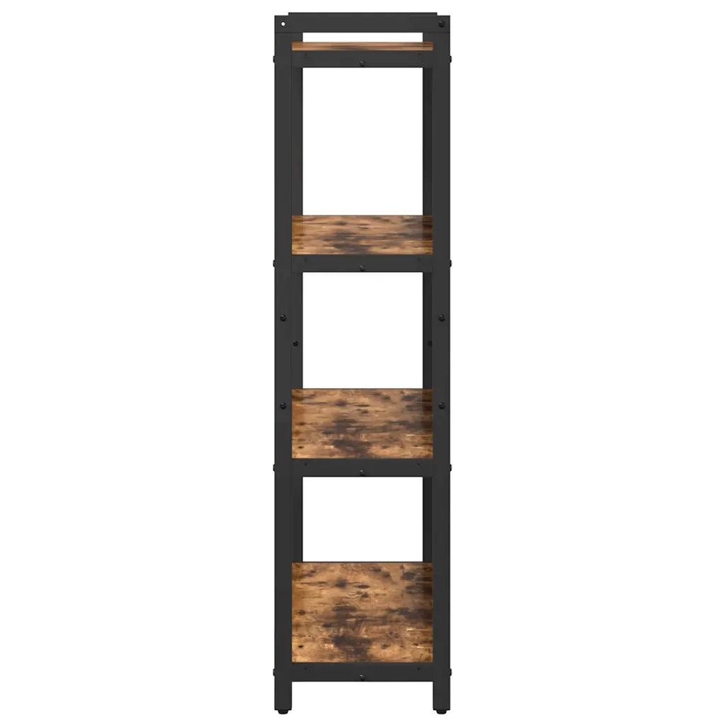 Libreria Rovere fumé 80 x 30 x 120 cm Legno multistrato 868421
