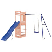 Area giochi all'aperto con altalene scivolo e robuste strutture per arrampicarsi  attrezzatura da gioco da giardino 246 x 349 x 207 cm legno massello di abete Douglas 02_0004755