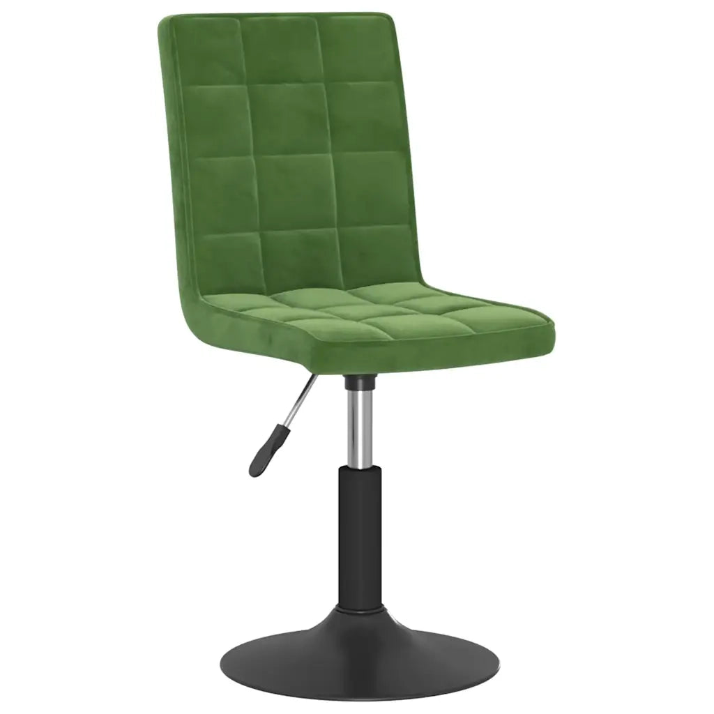 Sedie da Pranzo Girevoli 4 pz Verde Scuro in Velluto 3089292