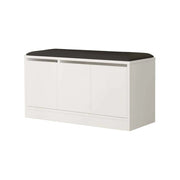 Scarpiera Corniola, Mobile portascarpe, Armadio da ingresso multiuso, Mobiletto per calzature, 90x36h46 cm, Bianco