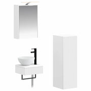 Set di Armadi da Bagno 4 pcs Bianco 43 x 16 x 62,5 cm 3407367