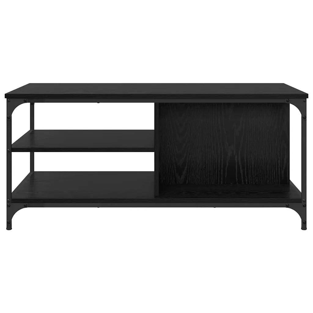 Tavolino da salotto | Tavolino da caff¨¨ | Tavolino da Soggiorno Rovere Nero 100 x 50 x 45 cm