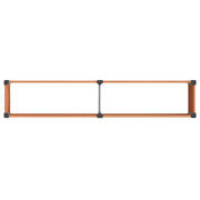 Letto rialzato da giardino Marrone 250 x 50 x 91 cm 42039009