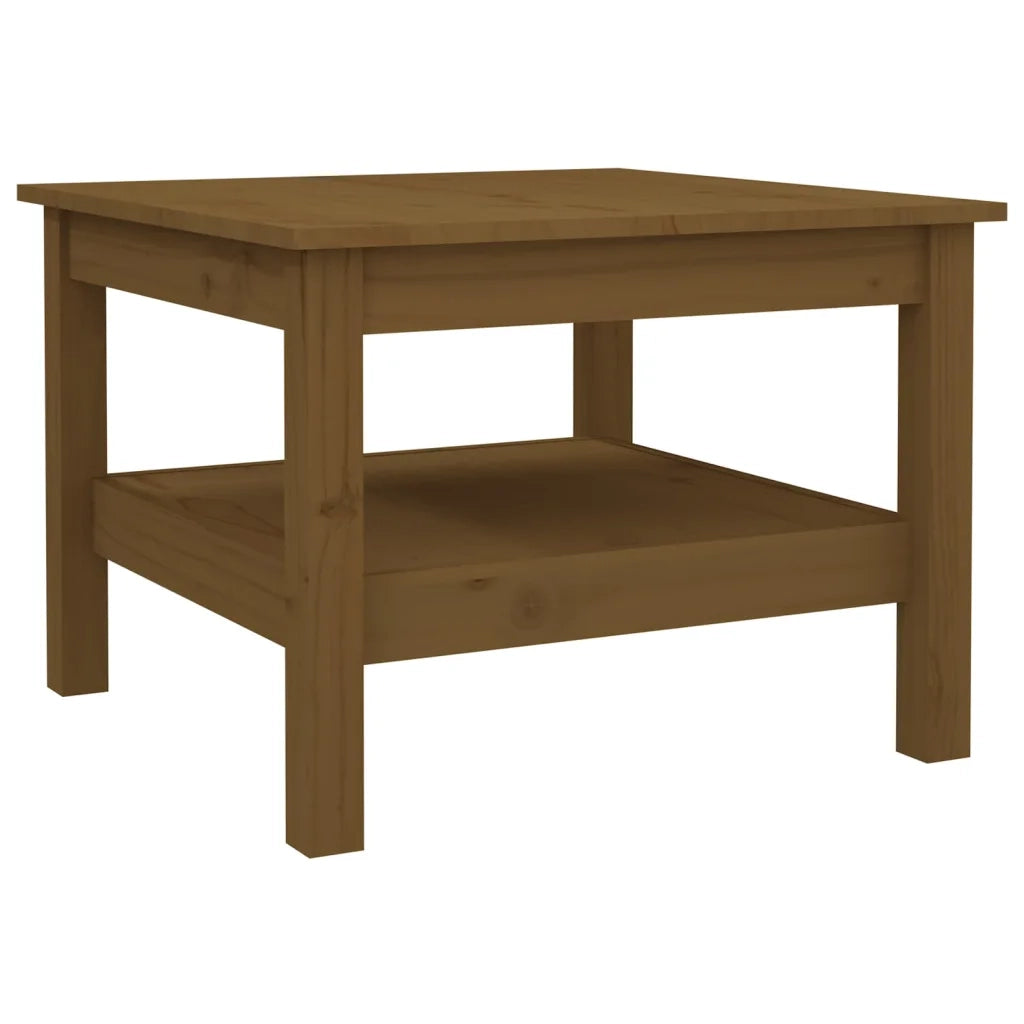 Tavolino da salotto | Tavolino da caff¨¨ | Tavolino da Soggiorno ambra 55x55x40 cm Legno Massello di Pino