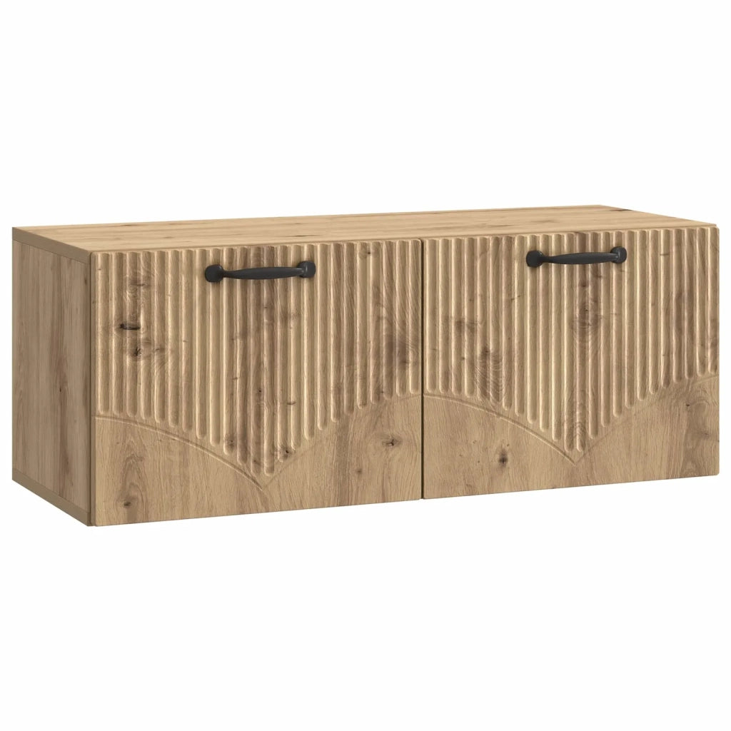 Mobile Porta TV da Muro Rovere Artigianale 78,5 x 31 x 30 cm