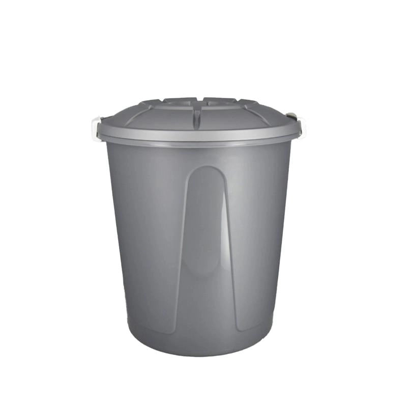 BIDONE MODELLO STELLA 25 LT CON TAPPO E MANICI COLORE ARGENTO