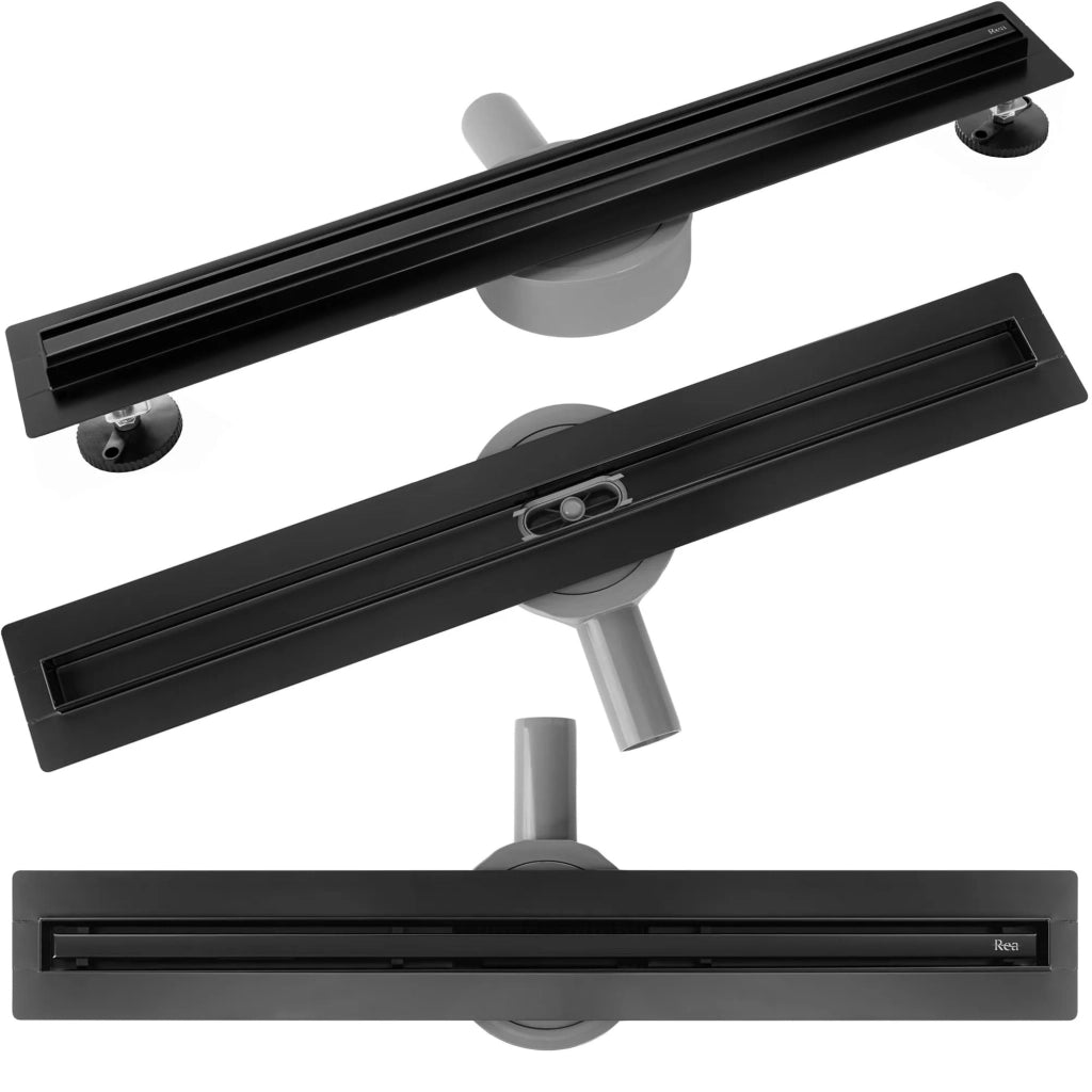 Canalina Di Scarico Neox Slim Pro Black 90