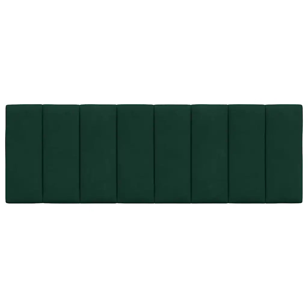 Cuscino Testiera Hanko Verde Scuro 140 cm in Velluto CFW4217462