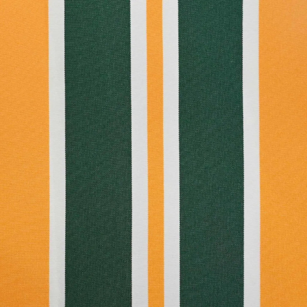 Tenda Retrattile Verde e giallo 350 x 250 cm 3330451
