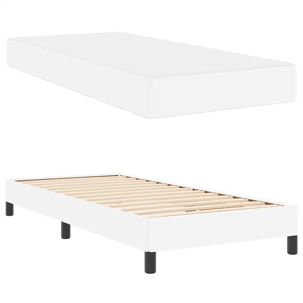 Struttura del letto Bianco Puro 80 x 200 cm Tessuto