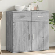 Credenza-Buffet-Armadio da cucina Grigio Sonoma 79x38x80 cm in Legno Multistrato 646835