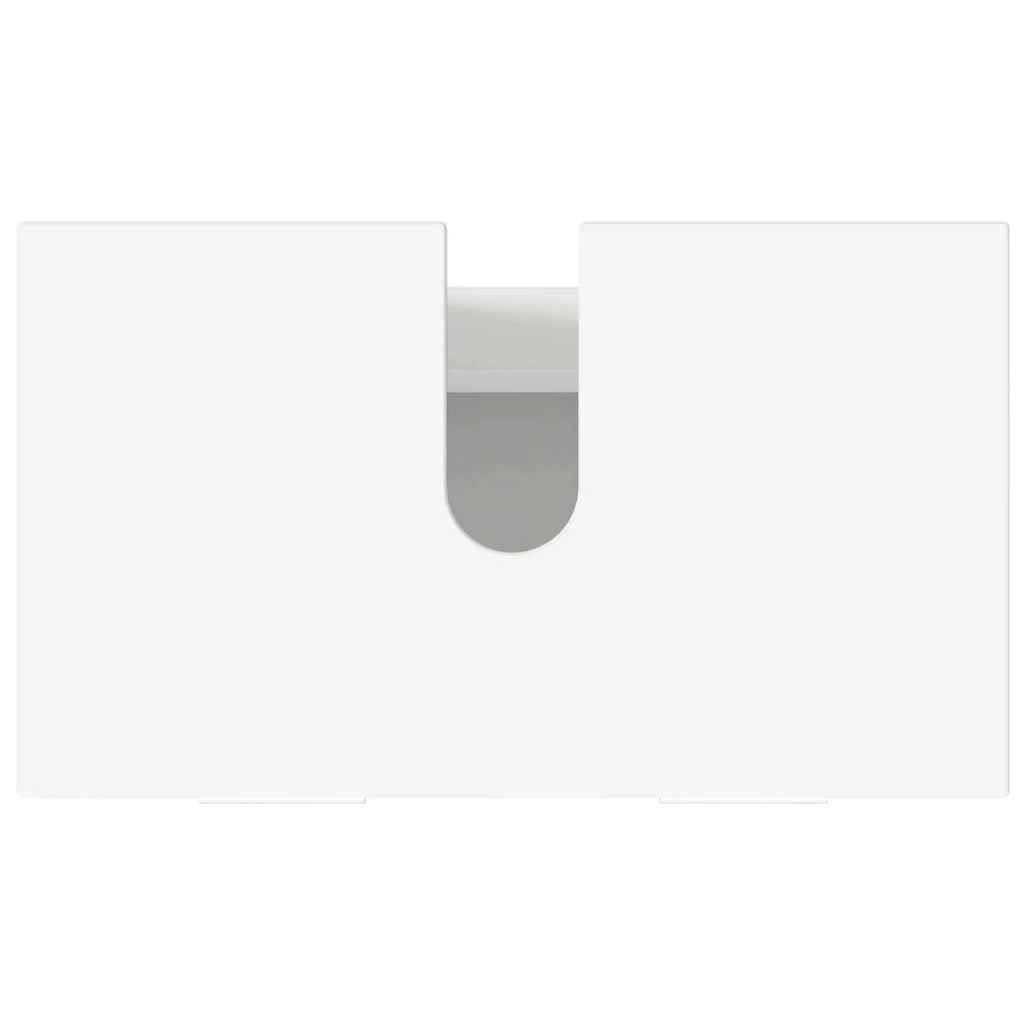 Mobiletto da bagno Bianco 60 x 35 x 60 cm Legno ingegnerizzato